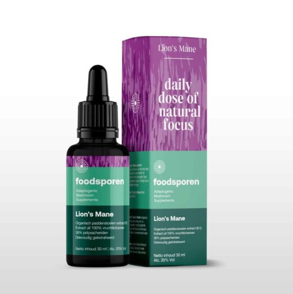 Foodsporen Lions Mane tinctuur extract